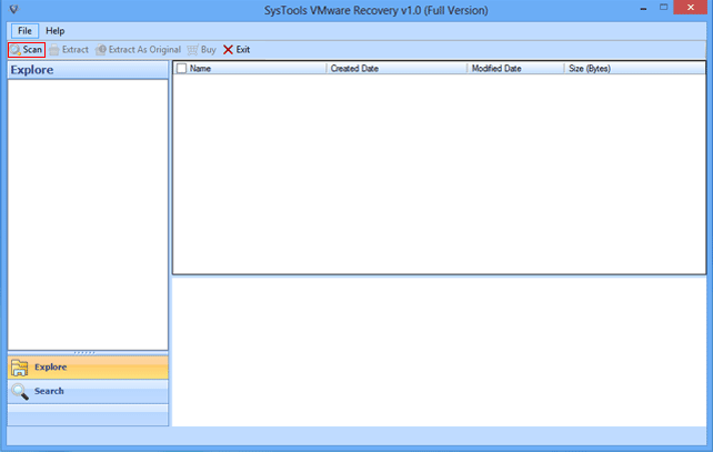 available partitions